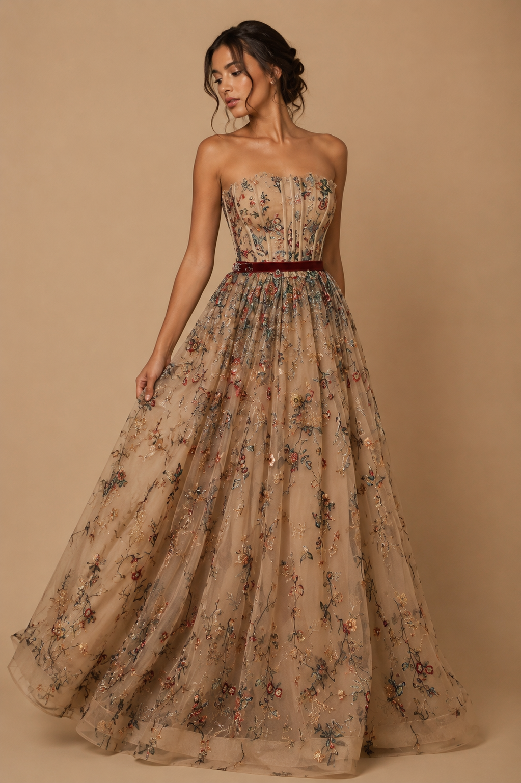 SHARON | Elegant Evening Dress for Weddings & Special Occasions