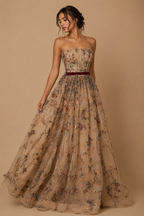 SHARON | Elegant Evening Dress for Weddings & Special Occasions