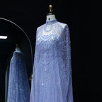 ARIENNE | Nude Luxury Caftan Evening Dress with Elegant Gown Silhouette