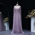 ARIENNE | Nude Luxury Caftan Evening Dress with Elegant Gown Silhouette